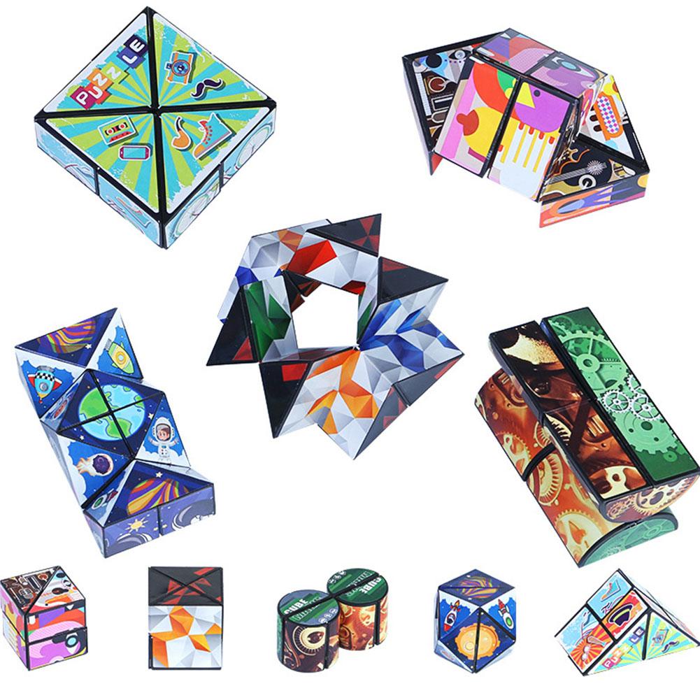 Model Kit Infinite Dimension - Creatieve Ster Geometrische Magnetische Kubus Veelzijdig