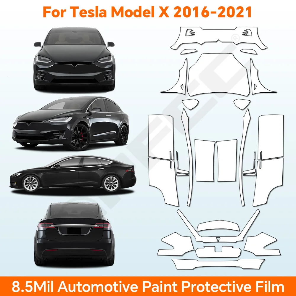 Logo Model Kit - TPU Voor Tesla Model X 2016-2021