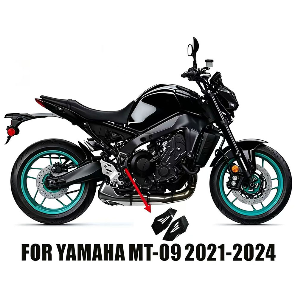 Logo Model Kit - Zijframebeschermingsset voor Yamaha MT09/MT09SP-modellen – paneel