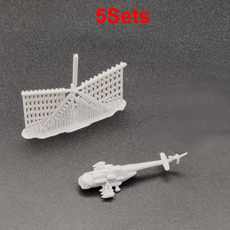 Model Kit Helicopter - 5 Sets 1/2000 700 400 350