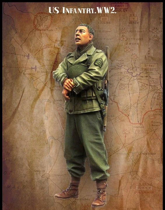 Model Kit Ww2 - 1/35 Schaal US Army Infantry WW2