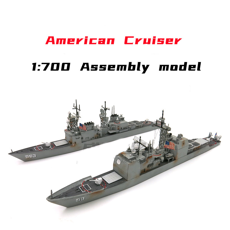Model Kit Battleship - 1/700 Amerikaanse Missile Cruiser Model Kits