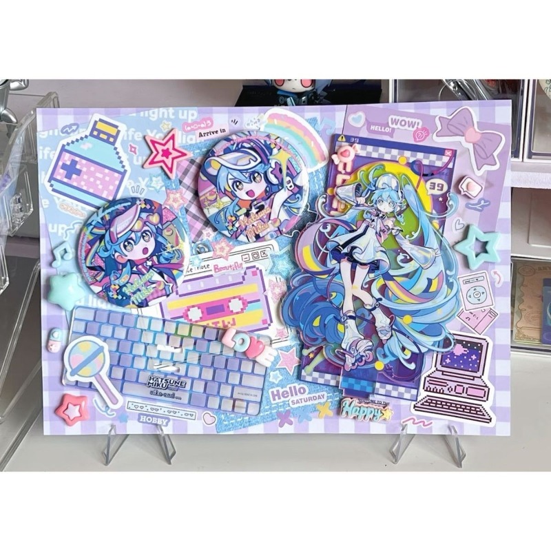 Model Kit Hatsune Miku - Hatsune Miku Acryl Stand Figuur Badge