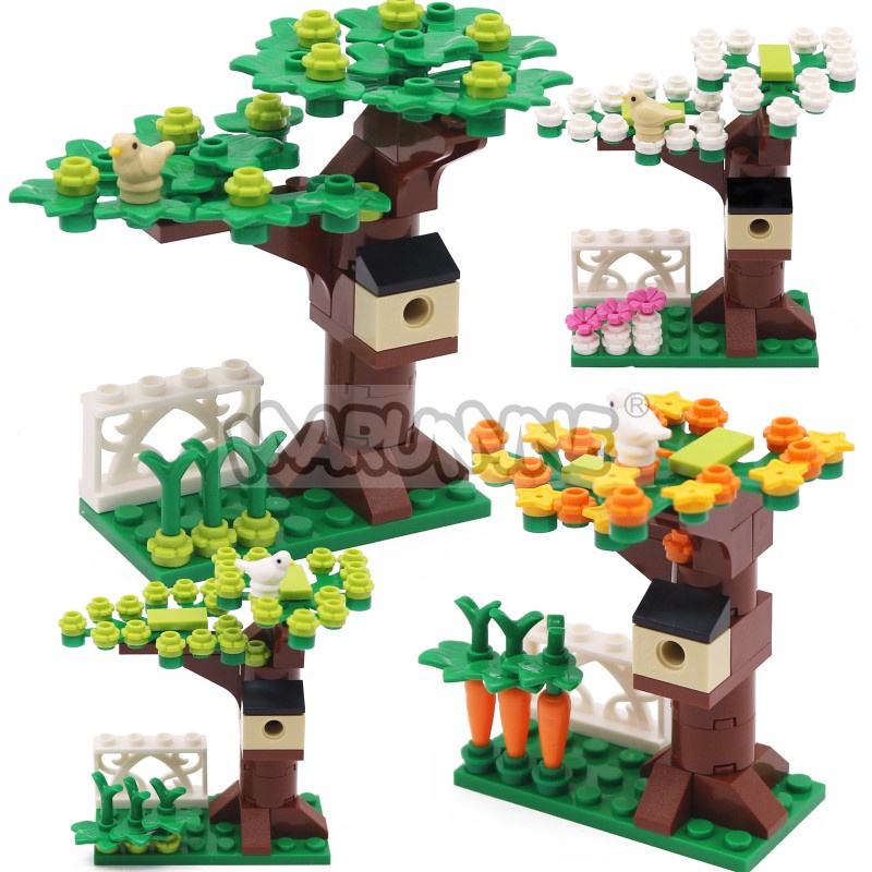 Model Kit Lego - MARUMINE Kleine Deeltjes MOC Bricks Boomhut