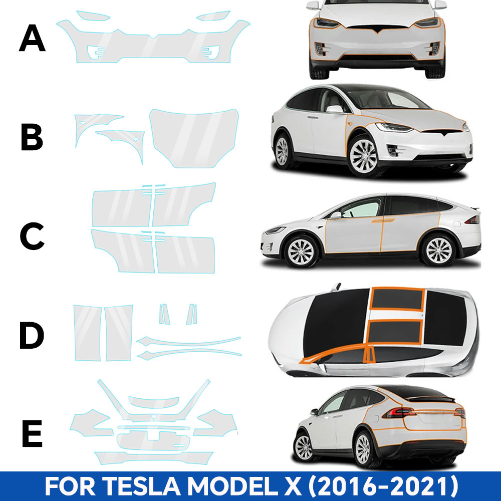 Voor Tesla Model X 2016-2021 T - Logo Model Kit recensie en prijs
