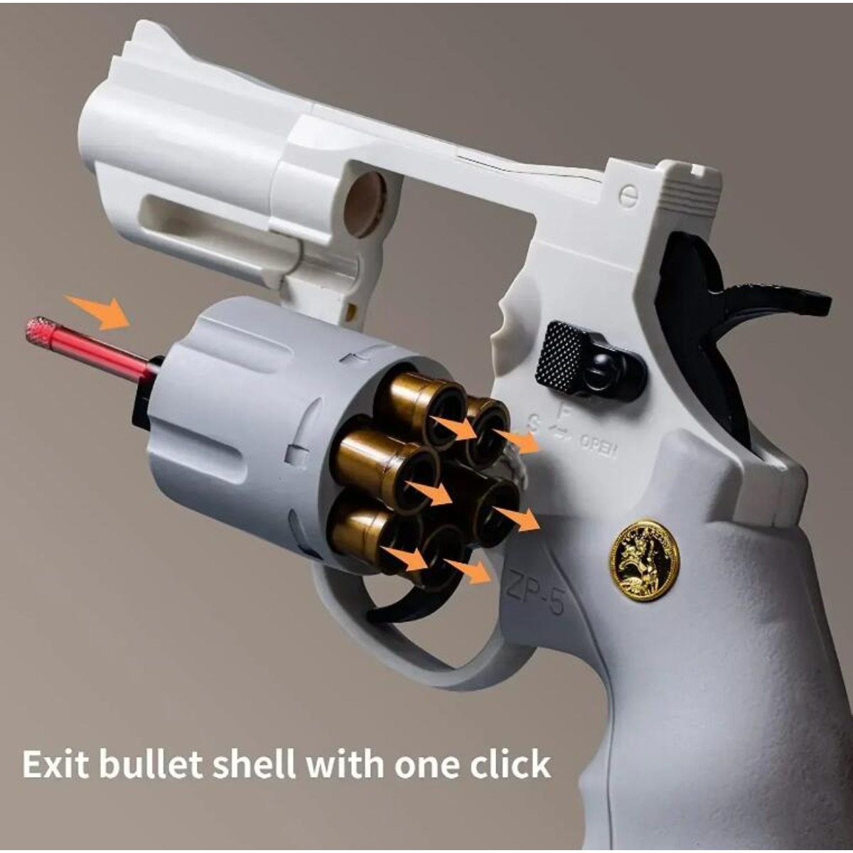 Continuous Fire ZP5 357 Revolv - Model Kit Revolver recensie en prijs