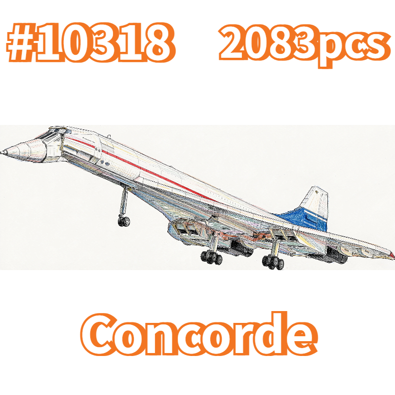 2026 Nieuwe Airbus Concorde Vl - Model Kit Store recensie en prijs