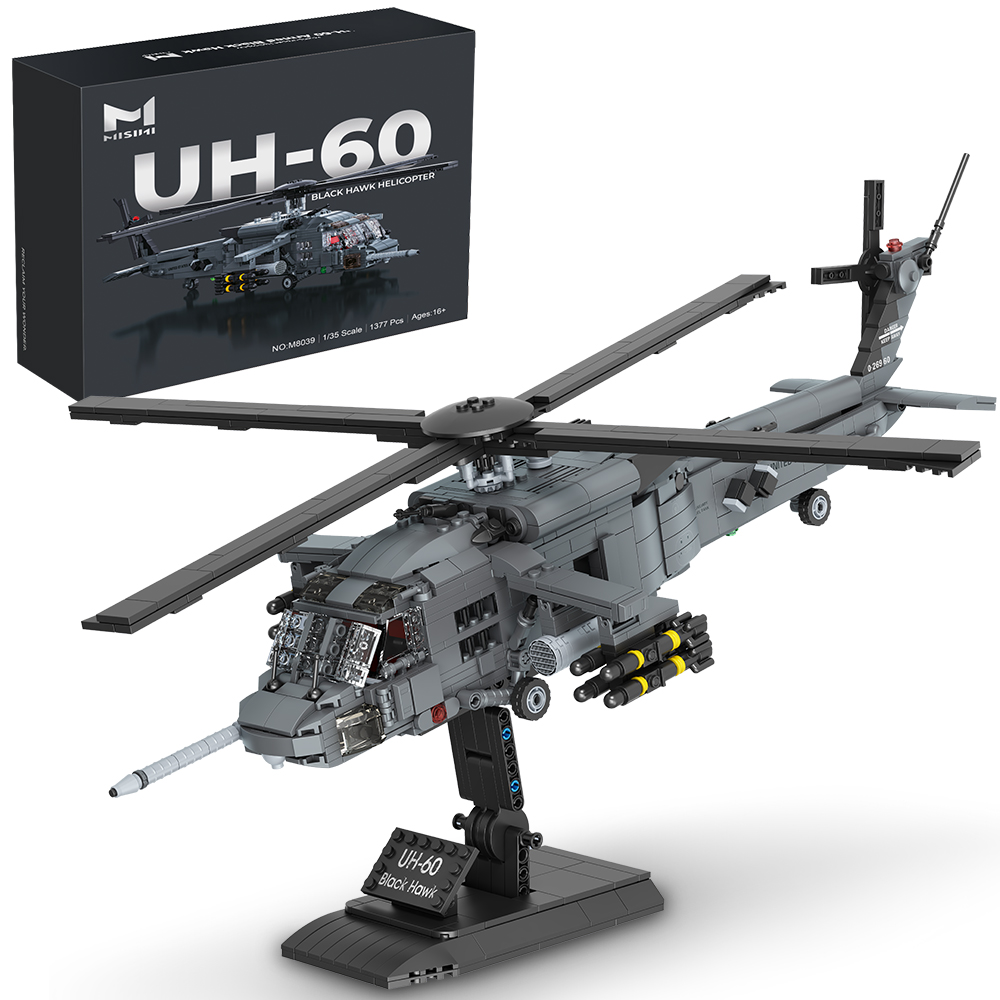 MISINI M8039 1:35 UH-60 Black  - Model Kit Helicopter recensie en prijs