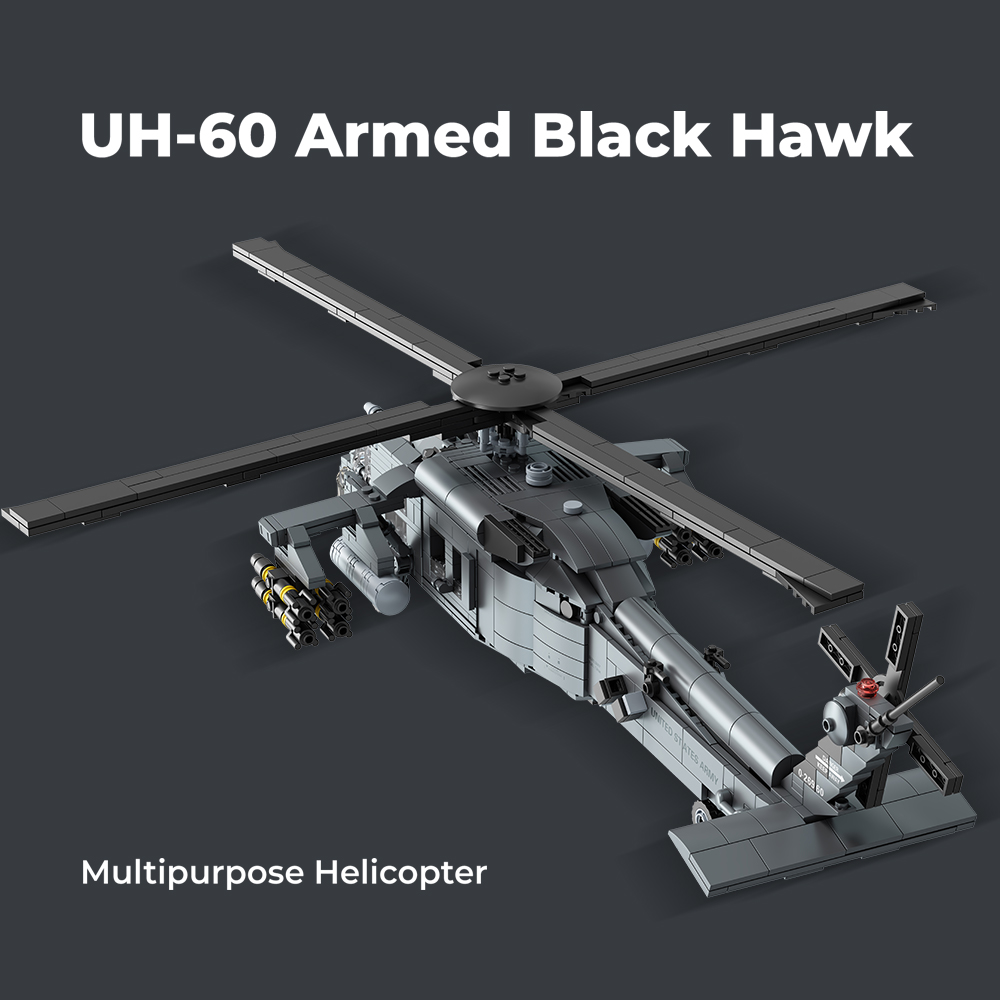 MISINI M8039 1:35 UH-60 Black  - Model Kit Helicopter recensie en prijs