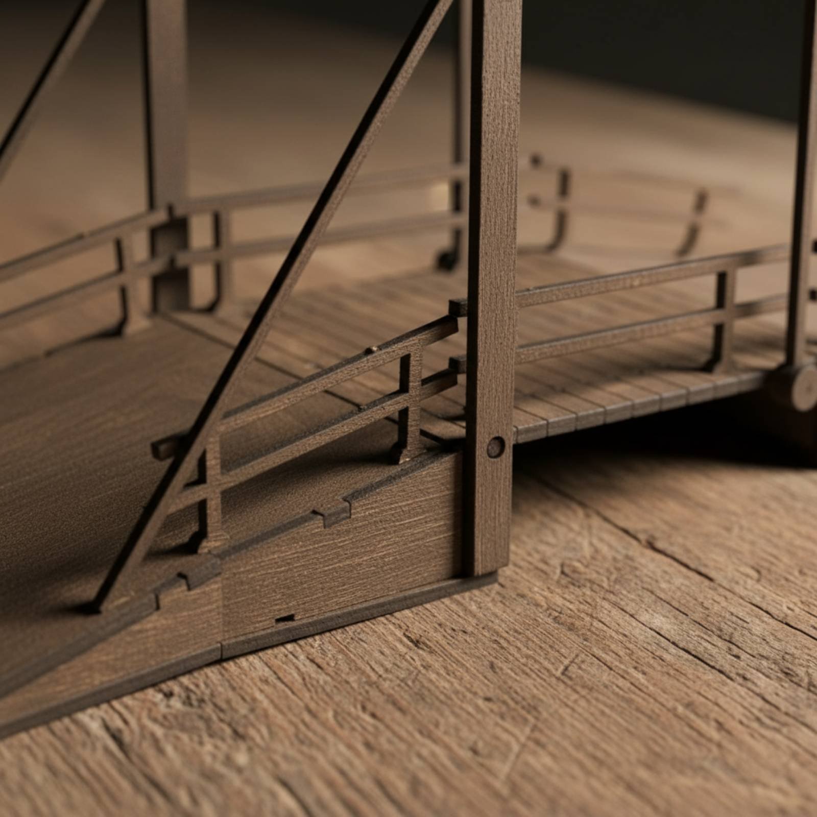 WW2 Display Scene Bridge Handg - Model Kit Ww2 recensie en prijs