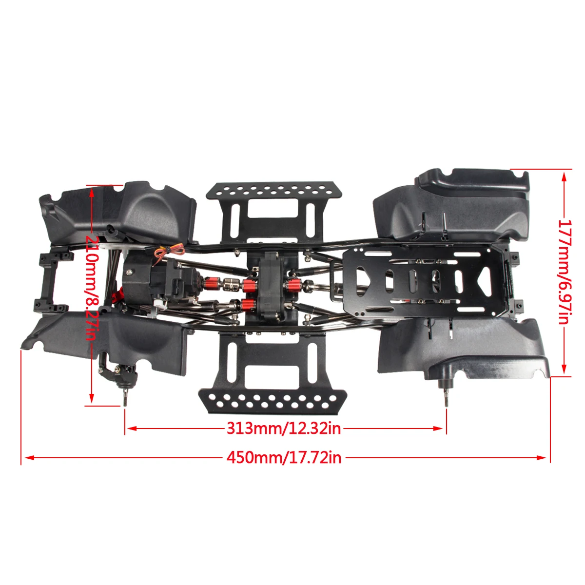 1/10 Rc Crawler Chassiskit Met - Model Kit Helicopter recensie en prijs