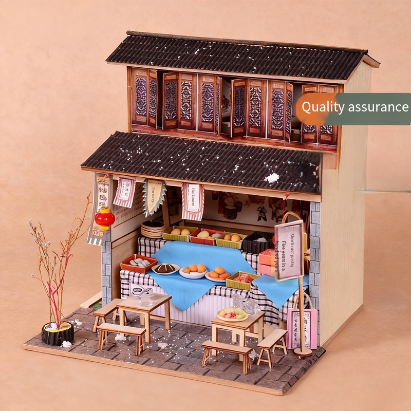 DIY-miniatuurhuis in Japanse s - Model Kit Japanese recensie en prijs