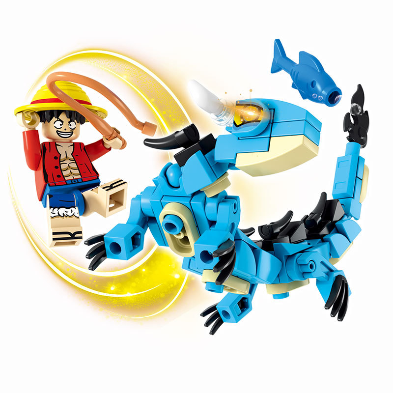 8in1 One Piece Bouwstenen Blue - Model Kit Lego recensie en prijs