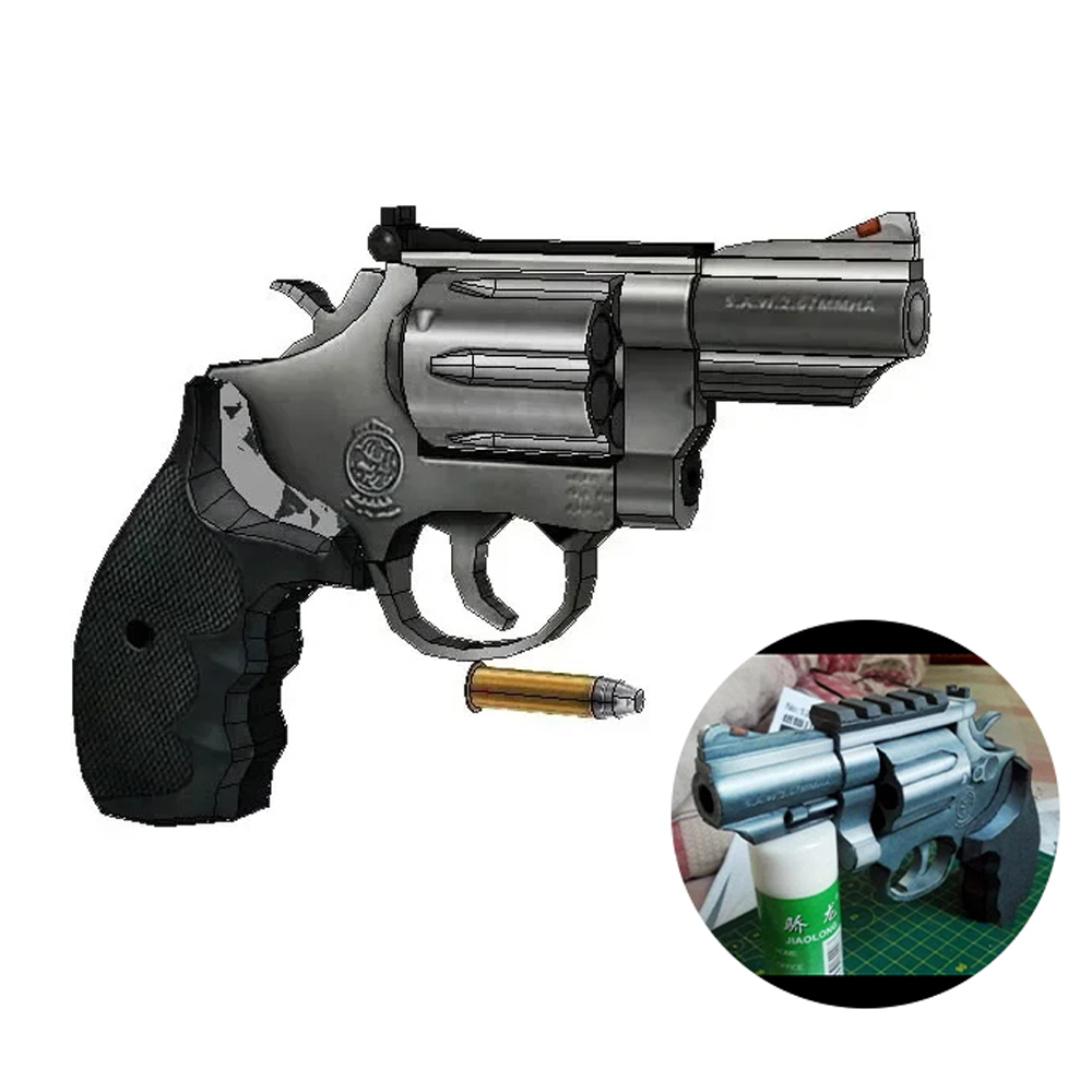 1:1 3d M66 Revolver Papier Mod - Model Kit Revolver recensie en prijs