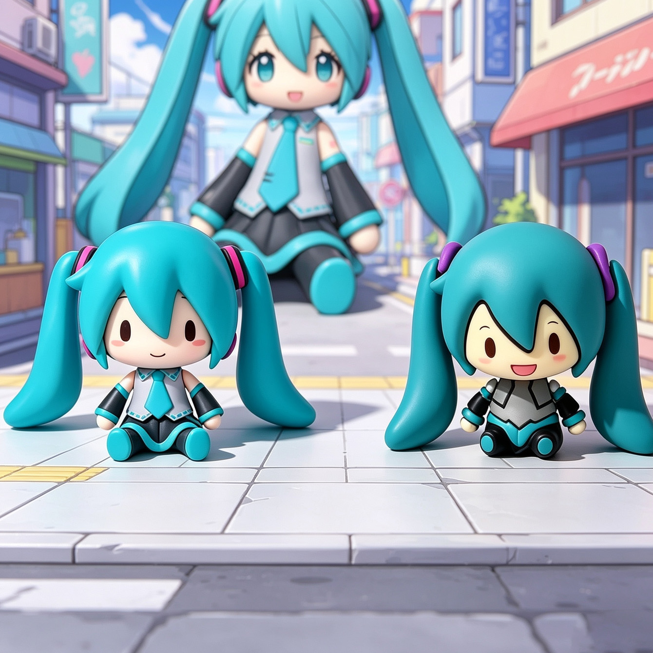 Hatsune Miku Chibi geïnspireer - Model Kit Hatsune Miku recensie en prijs