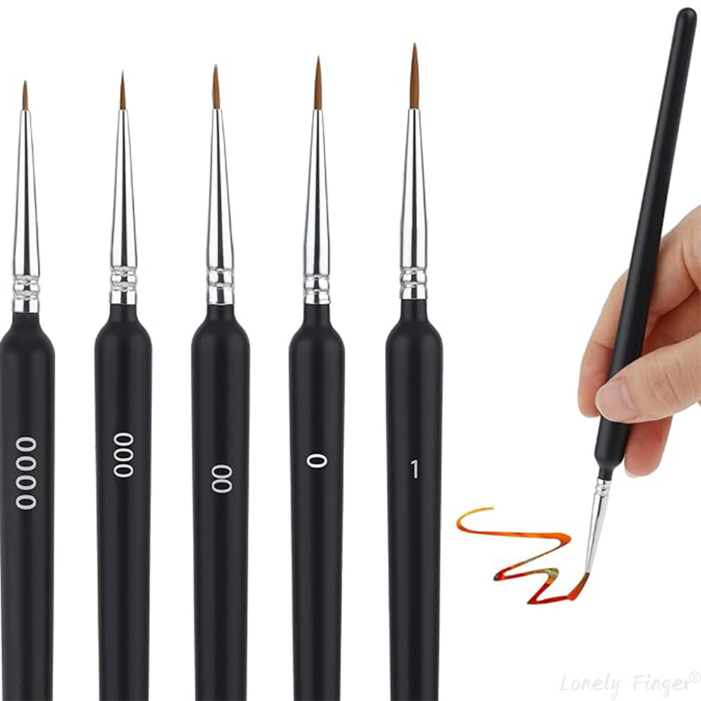 5/11-delige penselenset, kunst - Model Kit Acrylic Paint recensie en prijs