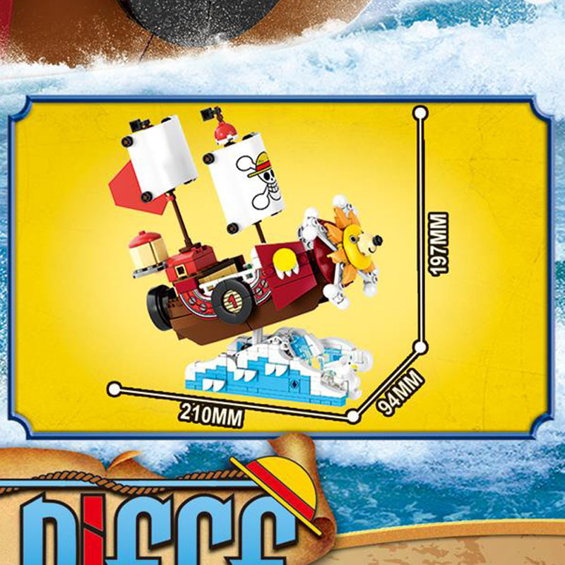 Op voorraad Eén stuk piratensc - Model Kit Lego recensie en prijs